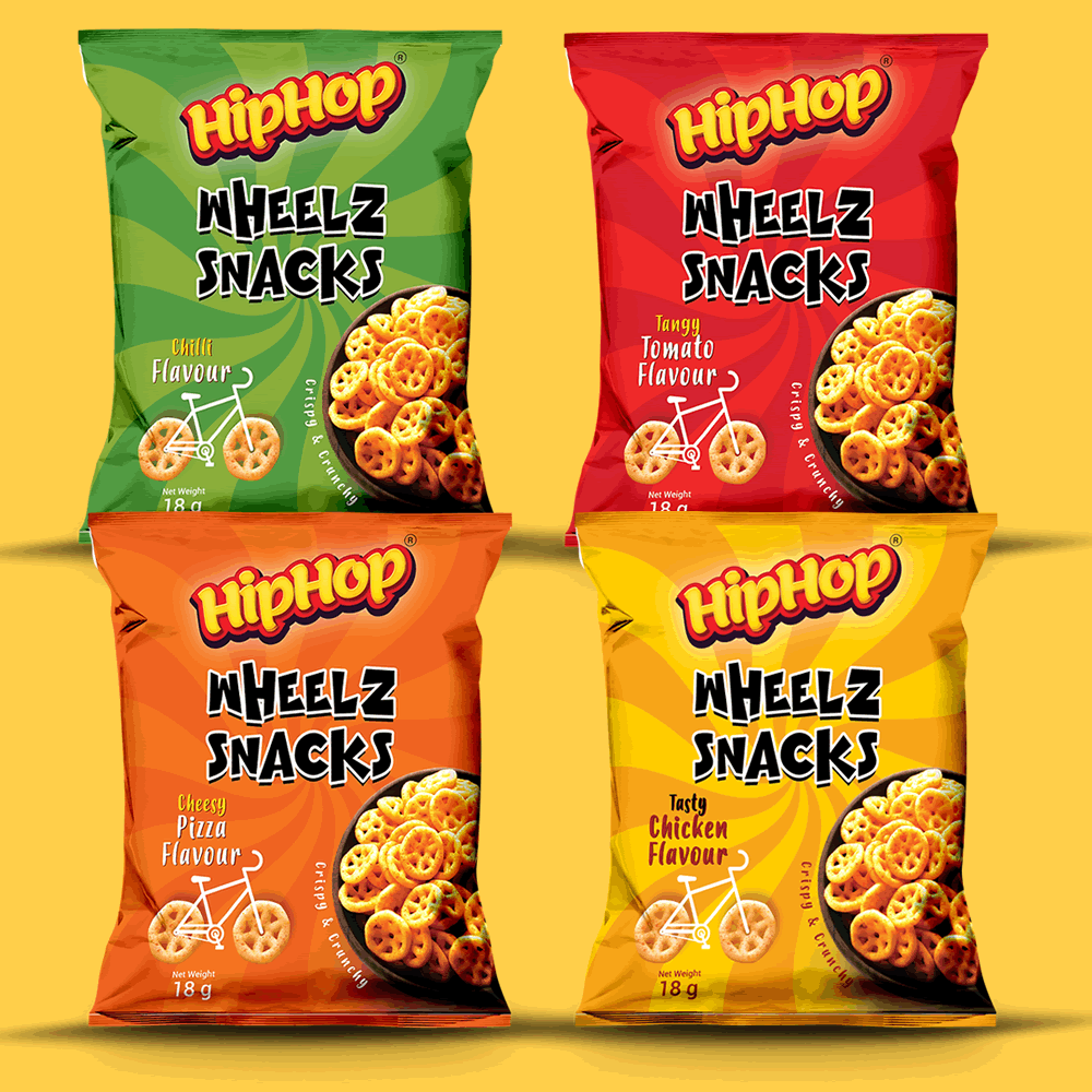 HIPHOP WHEELS SNACK 40X18GR (SHORT EXPIRY)