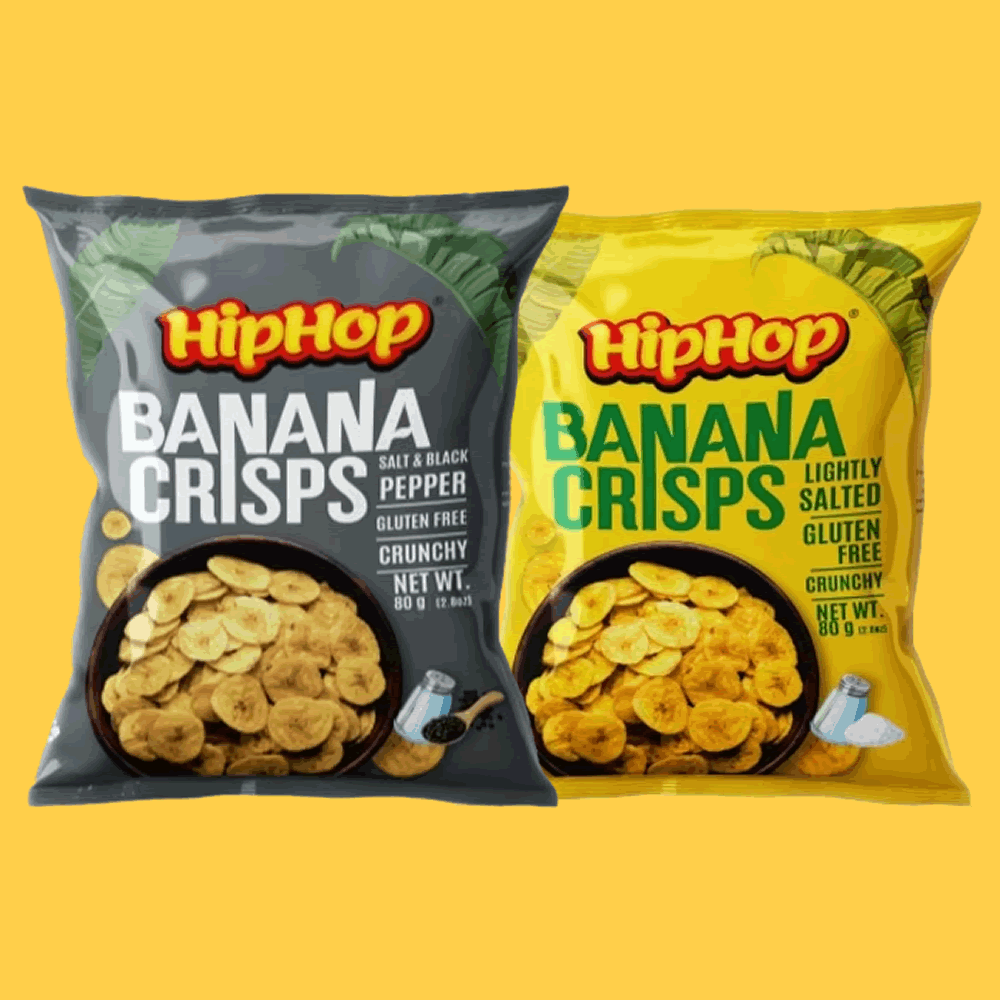 HIPHOP BANANA CRISPS 20X80GR