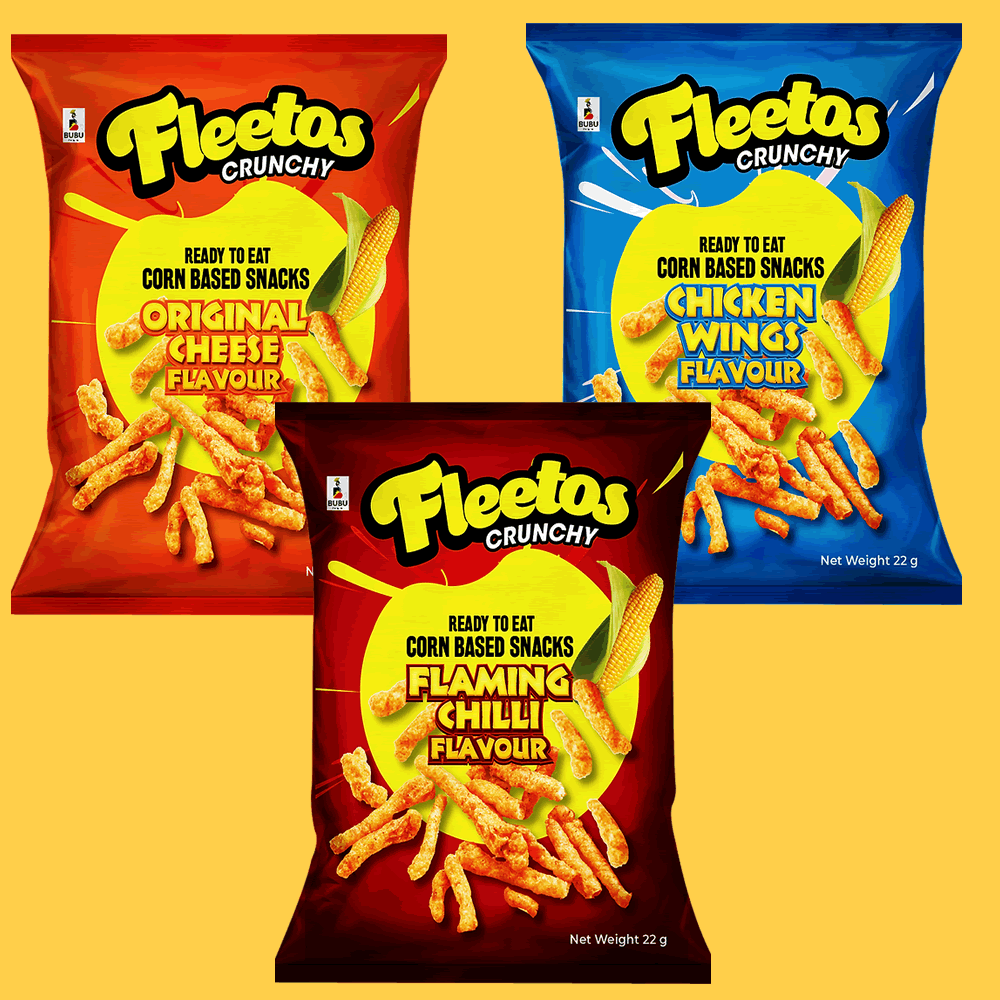 FLEETOS CRUNCHY SNACKS 50X22GR