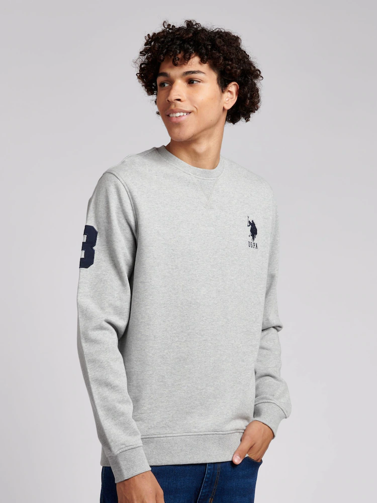 Core LB Player 3 Crew Sweat Vintage Grey Heather L