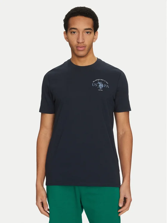 USPA Back Graphic Tshirt Dark Sapphire Navy M