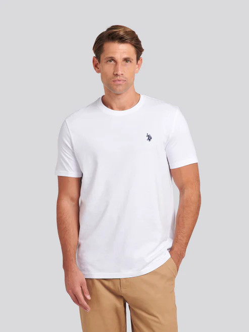 DHM T-shirt White / Dark Sapphire Navy DHM XL