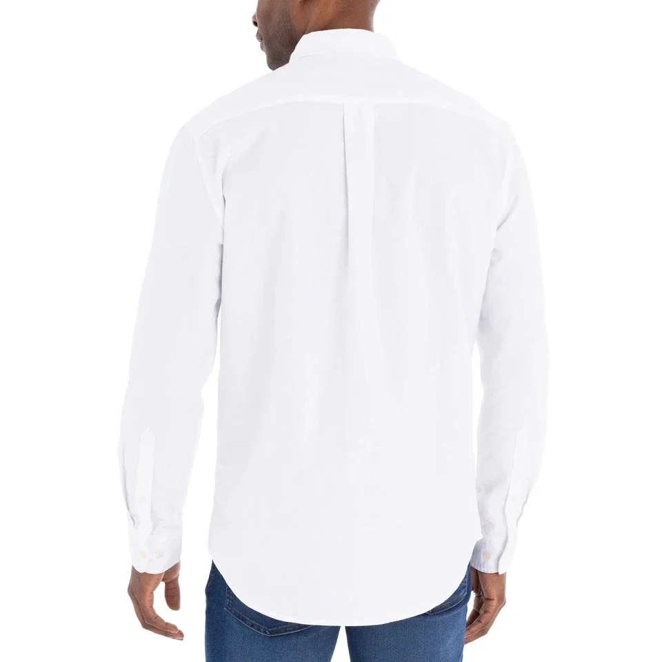 Cotton Poplin Loose Fit Shirt Bright White XS