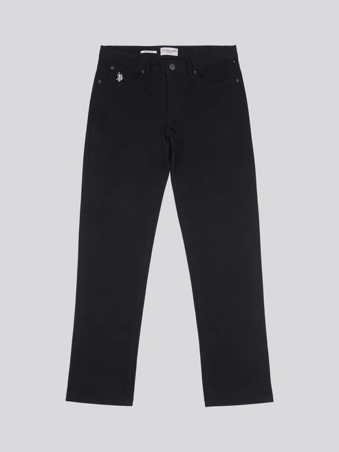 Core 5 Pocket Trouser Black Bright White DHM 36R