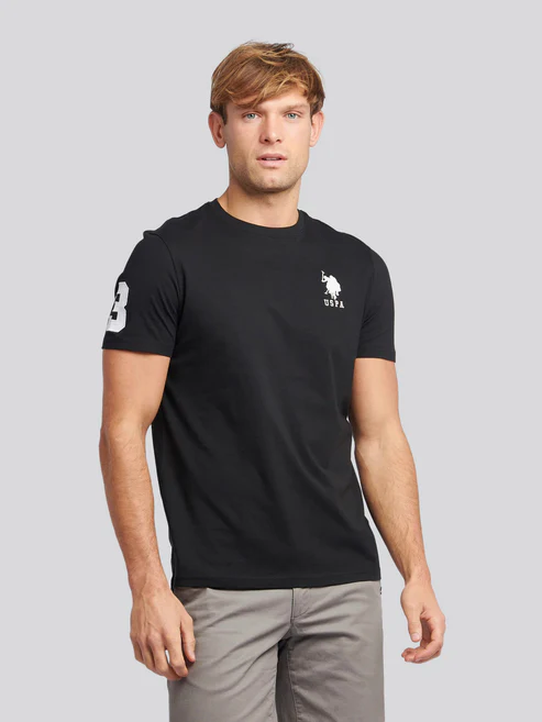 Player 3 T-shirt Black Bright White DHM XXL