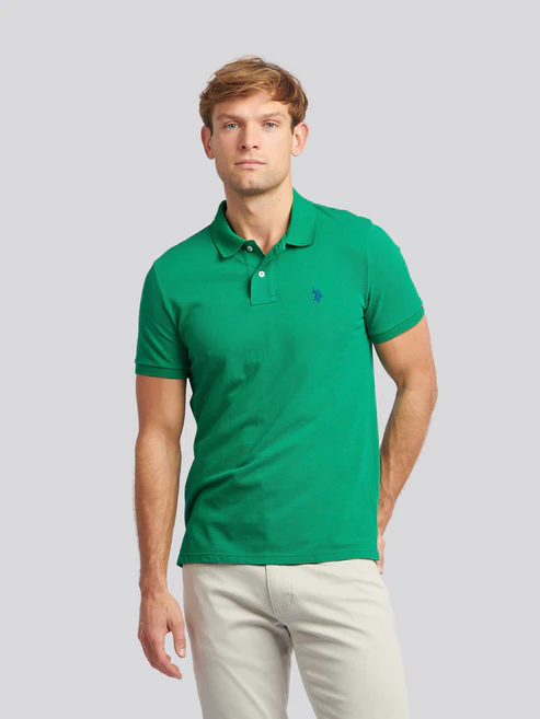 DHM Pique Polo Lush Meadow L
