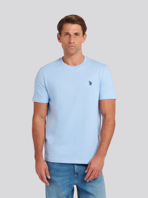DHM T-shirt Chambray Blue XL