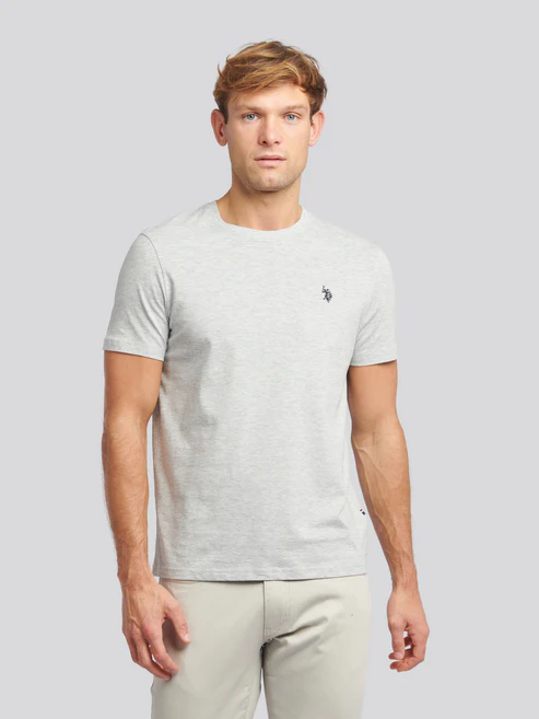 DHM T-shirt Mid Grey Marl XL