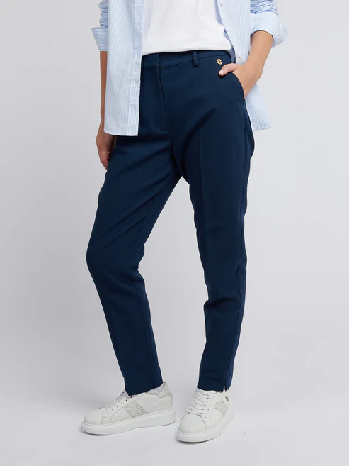 Chino Trousers Navy Iris S
