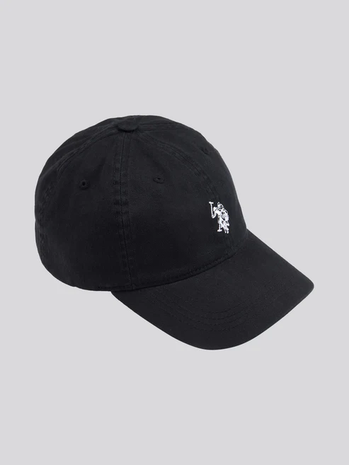 Outline DHM Washed Casual Cap Black Bright White DHM One Size