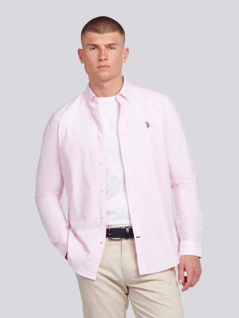 Oxford LS Shirt Orchid Pink S