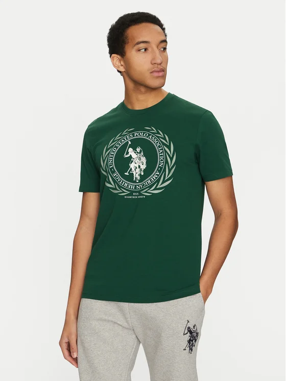 Crest Graphic Tshirt Rain Forest XL