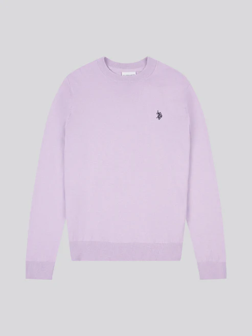 Lightweight Crew Neck Lilac Breeze M