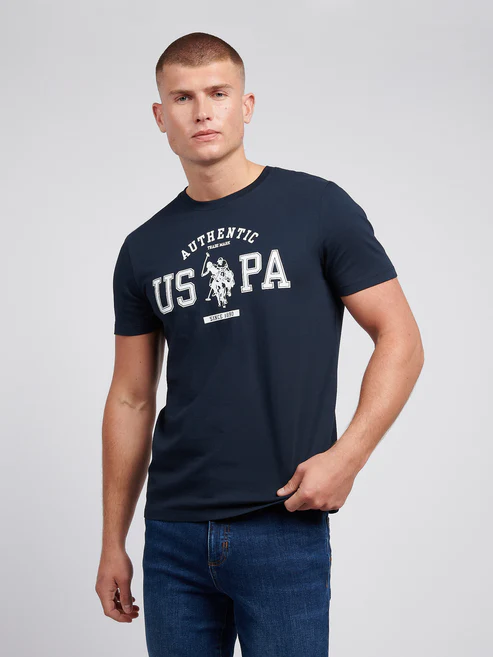 Authentic Graphic Tshirt Dark Sapphire Navy XL